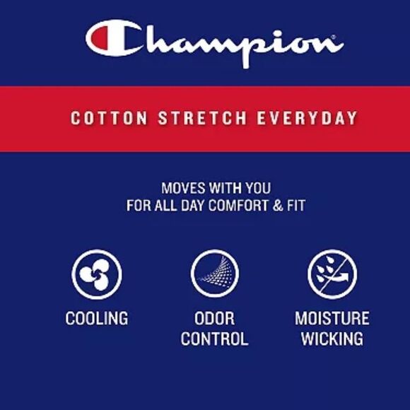 Men's Champion 3-Pack Cotton Stretch Boxer Briefs - Picture 3 of 3